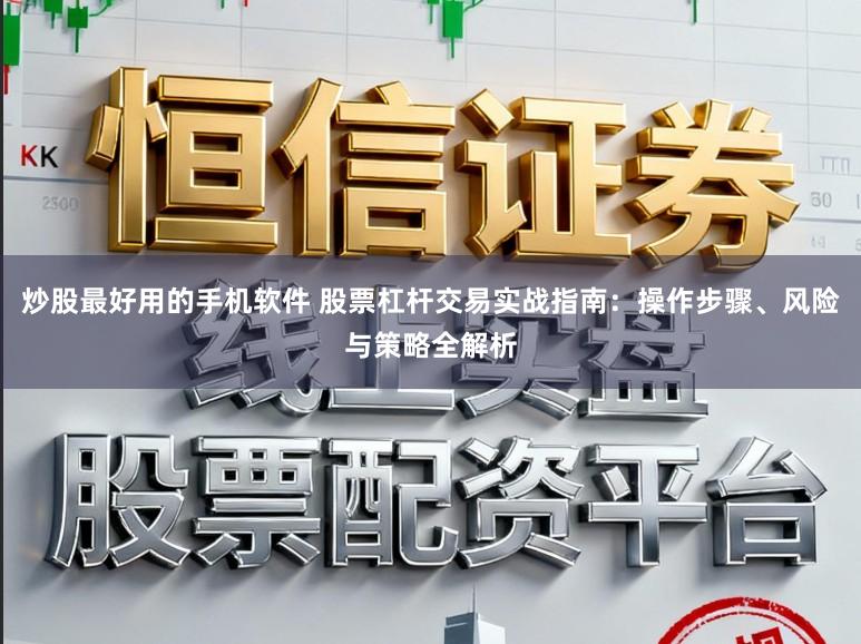 炒股最好用的手机软件 股票杠杆交易实战指南:操作步骤、风险与策略全解析