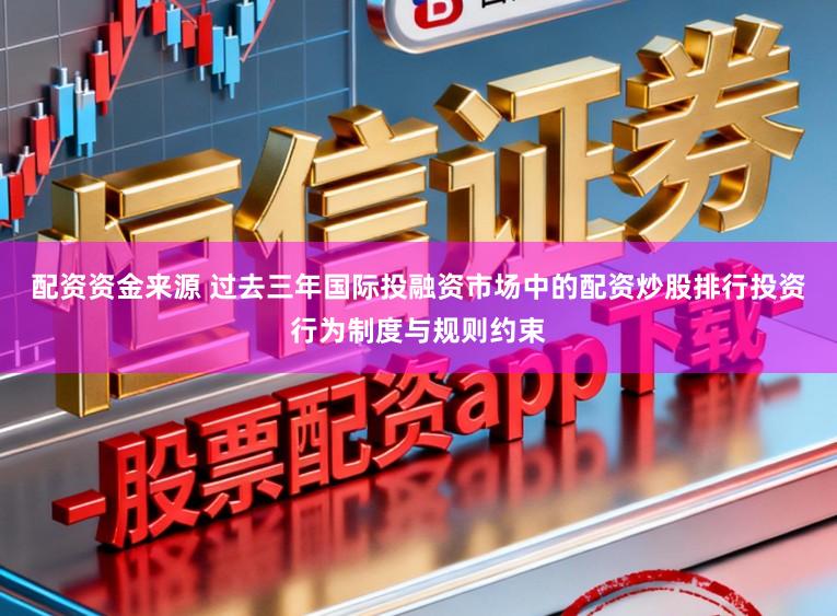 配资资金来源 过去三年国际投融资市场中的配资炒股排行投资行为制度与规则约束