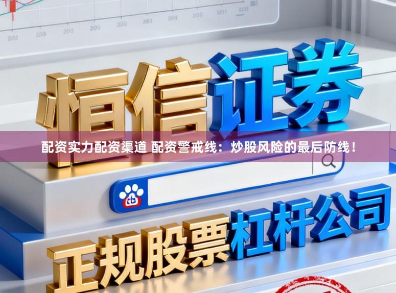 配资实力配资渠道 配资警戒线：炒股风险的最后防线！